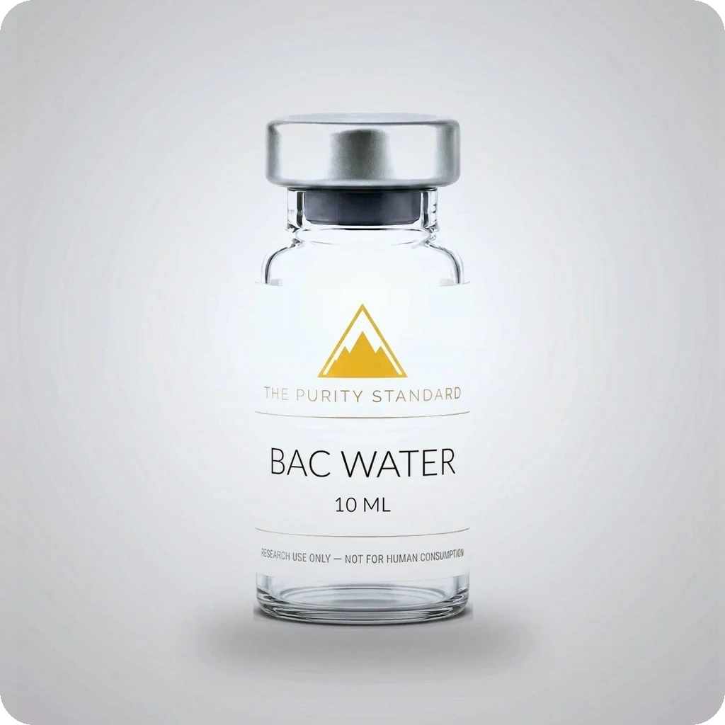 BAC Water — The Purity Standard branded peptide vial