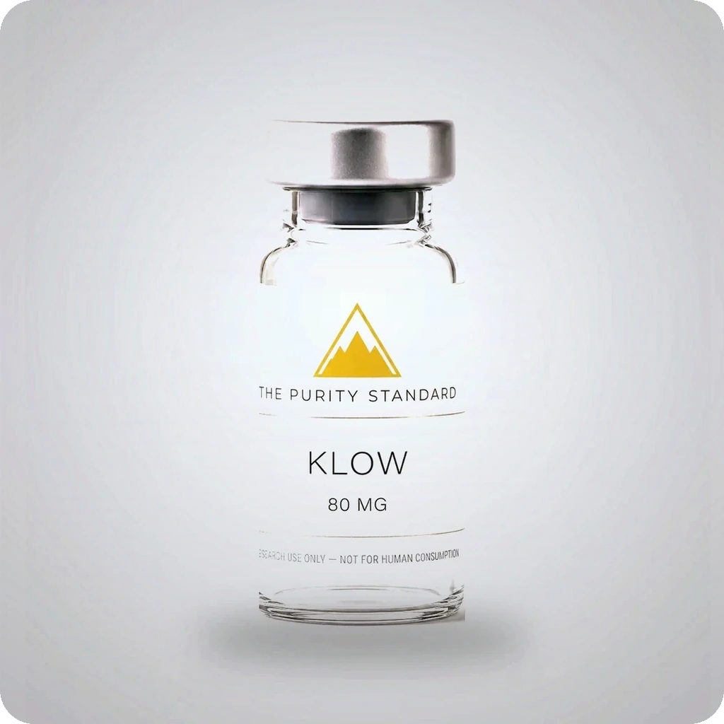 KLOW — The Purity Standard branded peptide vial