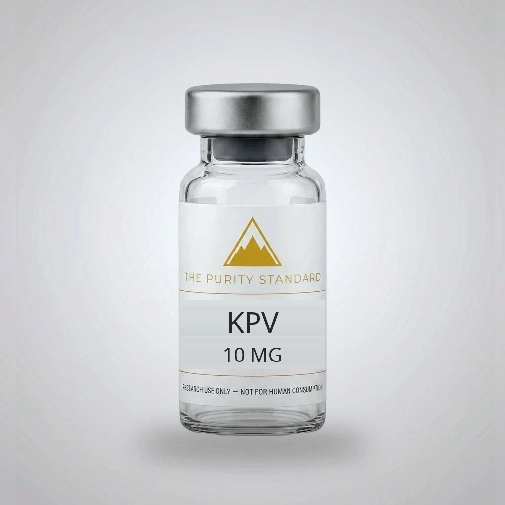 KPV — The Purity Standard branded peptide vial